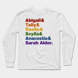 Pride Motherland: Fort Salem - Character Names Long Sleeve T-Shirt